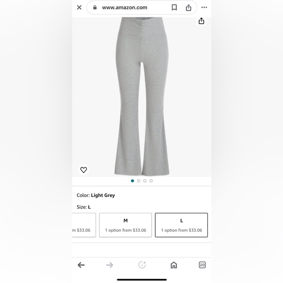 EZ Wear Ruched Waist Flare Leg Pants *NEW* - Picture 5 of 5